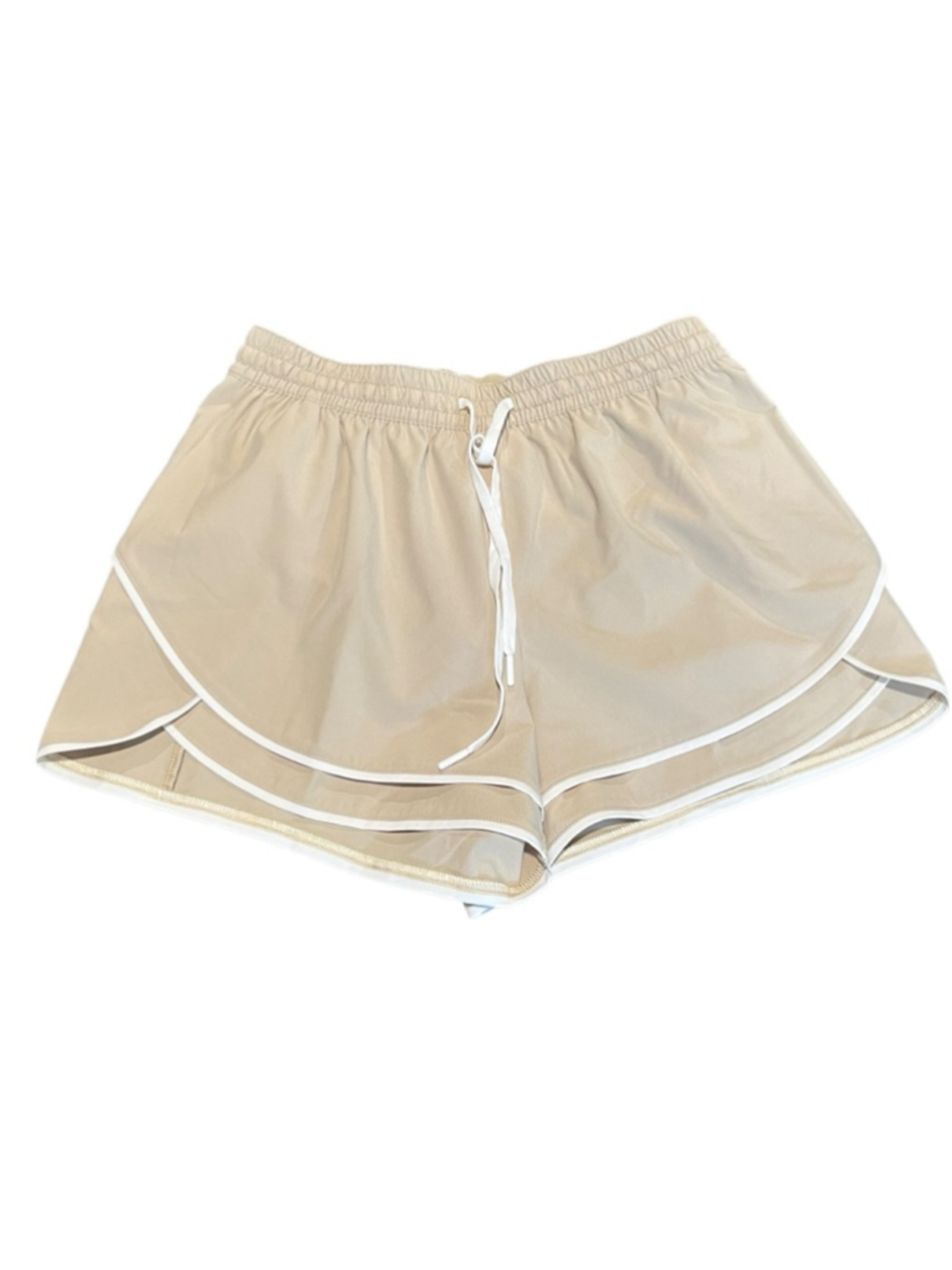 Women's CALIA step up Athletic Shorts xxS Khaki White